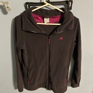 Adidas zip up fleece